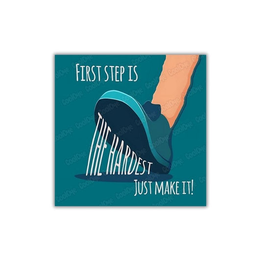 First Step | Fridge Magnet | 2023