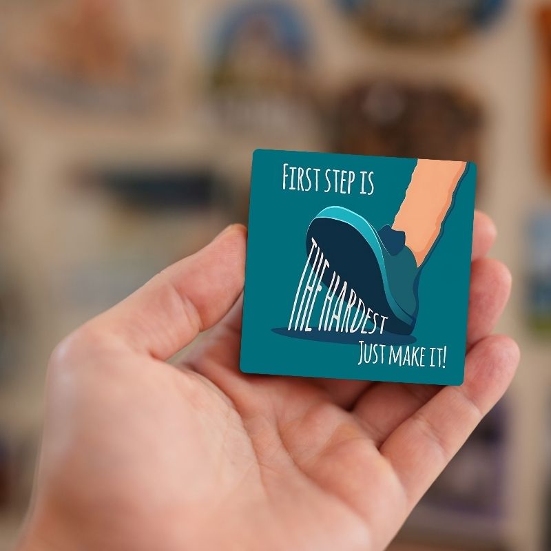 First Step | Fridge Magnet | 2023