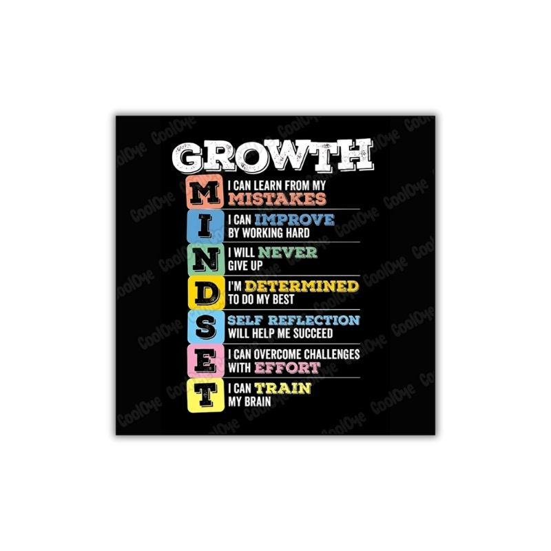 Growth Mindset | Fridge Magnet | 2026