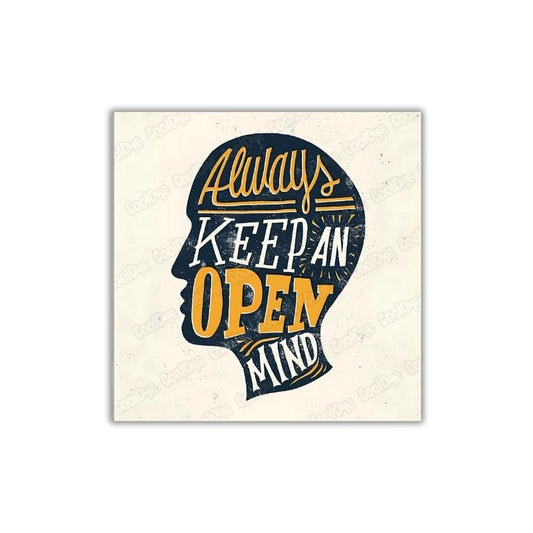 Keep Mind Open | Fridge Magnet | 2029