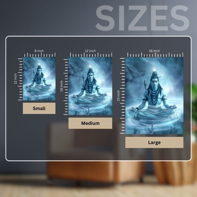 Lord Shiva | Metal Poster | 1005