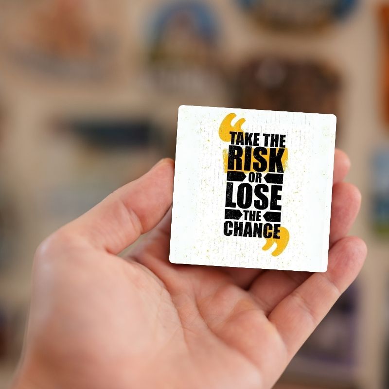 Risk or Lose | Fridge Magnet | 2021