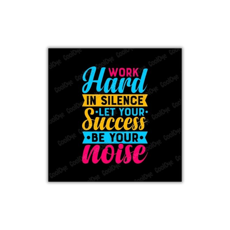 Work Hard | Fridge Magnet | 2014